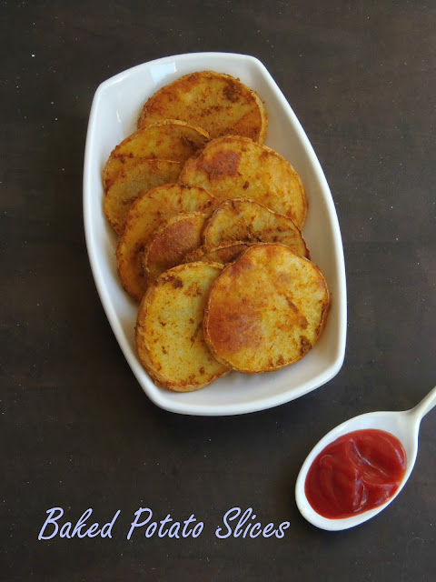 Potato slices-Baked Version