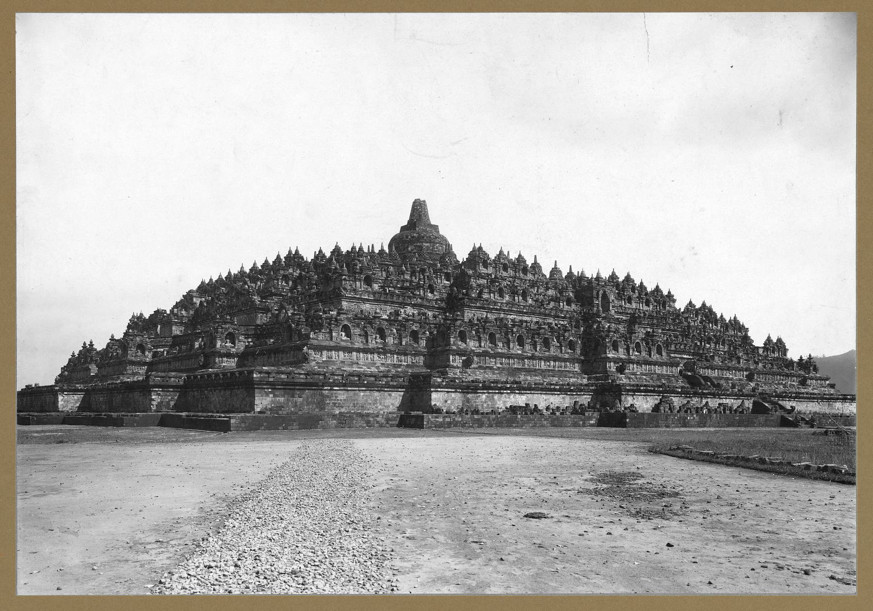 foto candi borobudur 1885