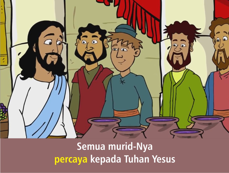 Komik Alkitab Anak: Tuhan Yesus Mengubah Air Menjadi Anggur