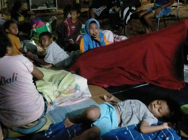 2500 Warga Kota Jayapura Mengungsi Pasca Gempa Bumi 5.4 dan Puluhan Gempa Susulan