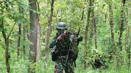    Yonif Mekanis Raider 411 Kostrad Gelar Latihan Taktik Pertempuran Regu Anti Gerilya