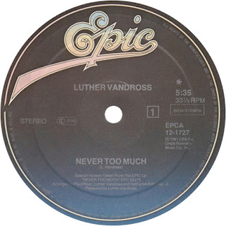 Never Too Much (Original 12" Mix) - Luther Vandross