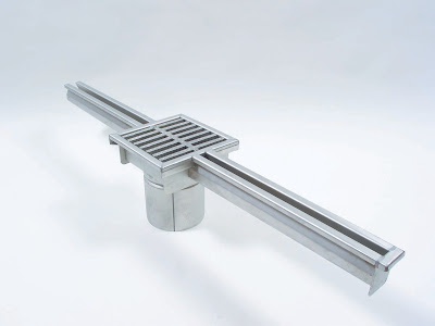 stainless steel slot channel with cast stainless steel grating