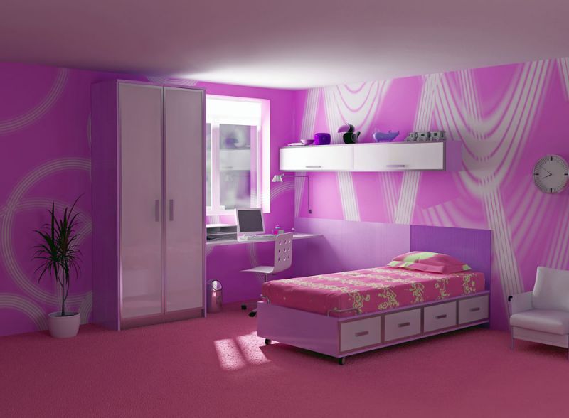 Papier peint pour chambre de fille YouTube