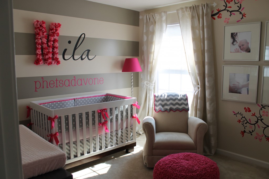 Pink Baby Girl Nursery Room