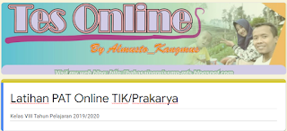 Prakarya, TIK, Soal Drill, Online, Tes, Ujian, PAT, 2019, 2020, terbaru