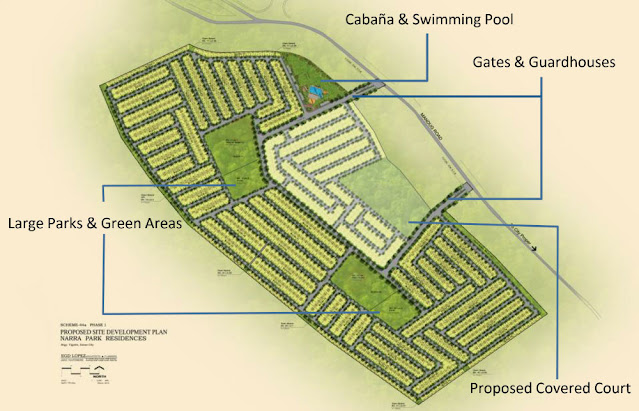 Narra Park Residences Site Development Plan of Amenities