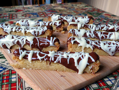 Mint Chocolate Shortbread Fingers