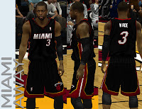 NBA 2K13 Miami Heat Away 'MIAMI' logo