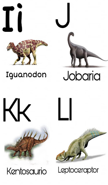 laminas-letras-abecedario-dinosaurios