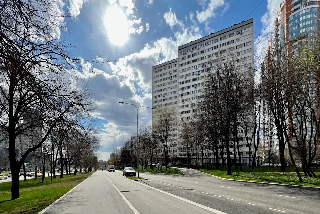 Ленинский проспект, жилой дом 1967 года постройки