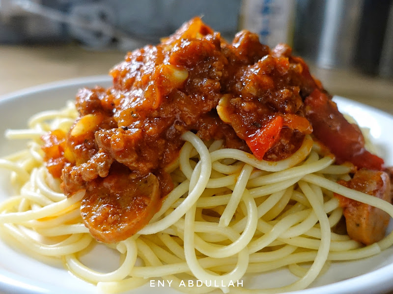 sos Bolognese homemade, resepi kuah Bolognese, spaghetti Bolognese, Bolognese from scratch