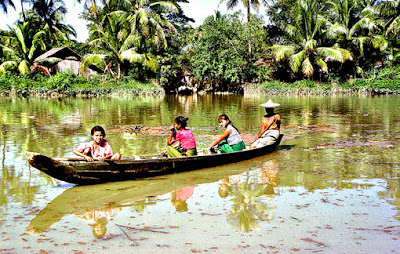 Kaladan River at Rakhine
