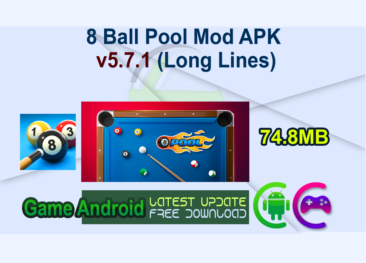 8 Ball Pool Mod APK v5.7.1 (Long Lines)