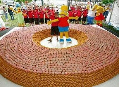 Giant Donut Made of Donuts