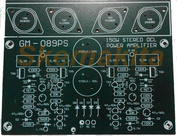  Skema  Power  Amplifier OCL 150 Watt  Skemakita