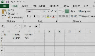 Insert data into excel file using asp.net