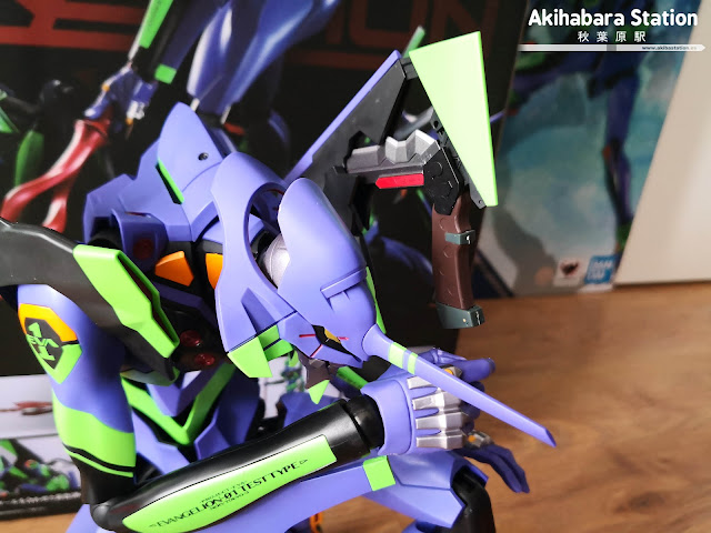 Review de la figura DYNACTION EVA 01 + Spear of Cassius de Evangelion - Tamashii Nations