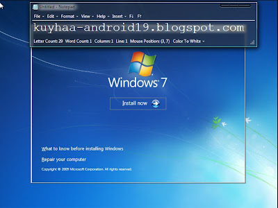 CARA LENGKAP INSTALL WINDOWS 7 PEMULA