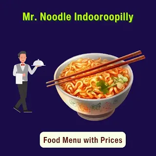 Mr. Noodle Indooroopilly Food Menu with Prices