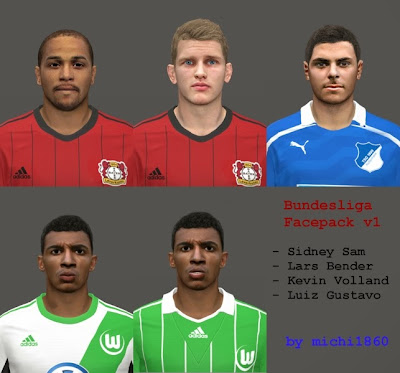 PES2014 Bundesliga Facepack v1 by michi1860