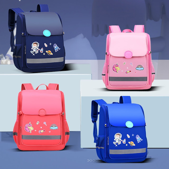 New Cartoon Children Ergonomics School Bag