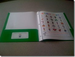 alphabet chart