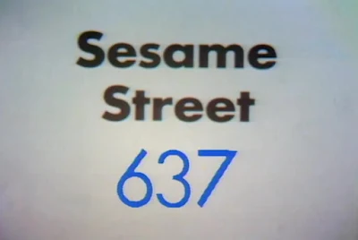 Sesame Street Episode 637