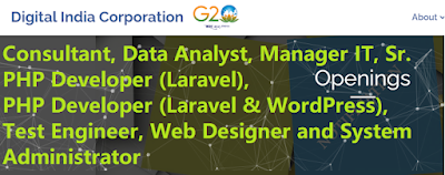 MyGov Jobs Consultant, Data Analyst, Manager IT, Sr. PHP Developer (Laravel), PHP Developer (Laravel & WordPress), Test Engineer, Web Designer and System Administrator
