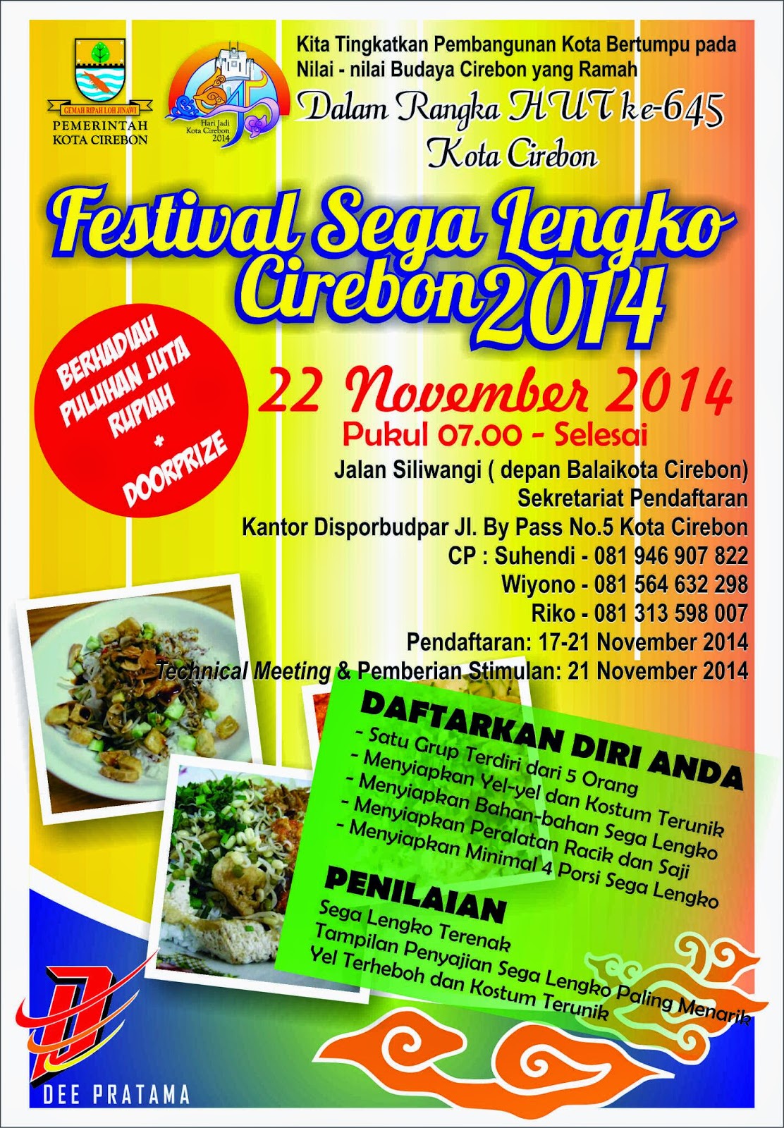 Festival Sega Lengko dalam rangka HUT ke-645 Kota Cirebon 