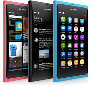 Nokia launche the first ever pure touch smart phone with no buttons, N9