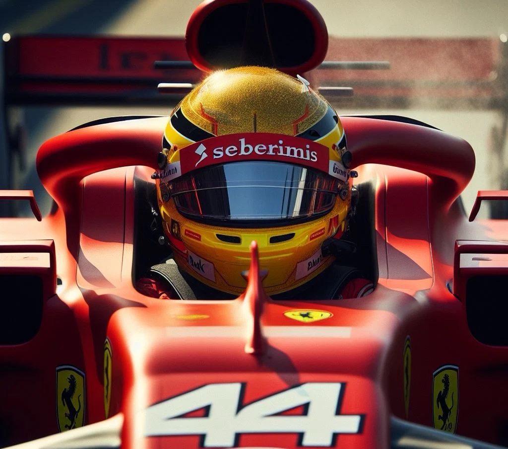 Hamilton w Ferrari