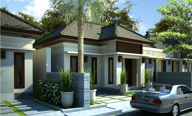 Contoh rumah minimalis type 70 satu lantai