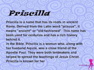 meaning of the name "Priscilla"