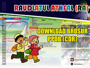 Download Desain Brosur PPDB Raudlatul Athfal