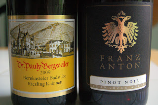 Riesling and Pinot Noir from Germany