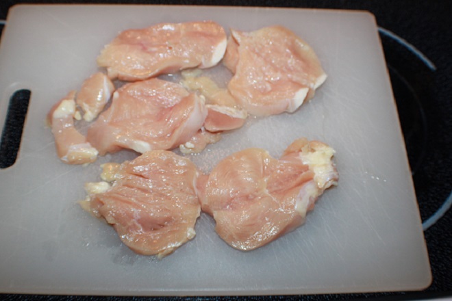 raw chicken breasts