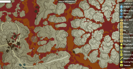 Maps Mania The Breath Of The Wild Map