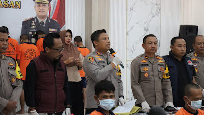 Polres Pamekasan Komitmen Berantas Tindak Kriminal 16 Tersangka Kasus Curanmor dan Narkoba Diringkus