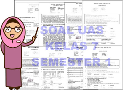  halo para pencari edukasi selamat berkunjung kembali di blog yang sangat Soal UAS Kelas 7 Tahun 2019/2020 Semua Mapel