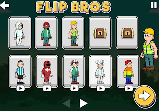 Flip Bros é um jogo divertido de saltar, girar e se atirar
