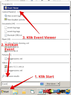 Cara Membuka Event Viewer di Windows