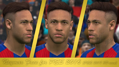 PES 2016 New Neymar Face By Alireza Free