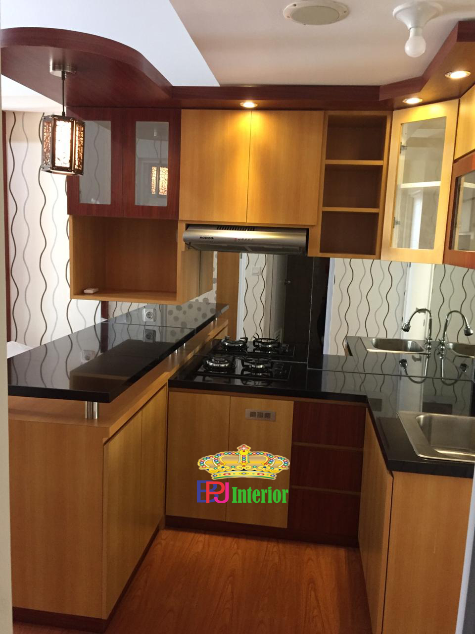 DESIGN KITCHEN SET APARTEMEN LETER U