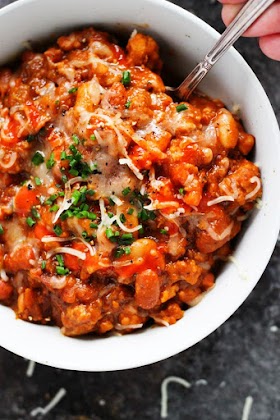 Buffalo Chicken Chili #Recipe