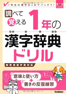 調べて覚える1年の漢字辞典ドリル―1年生の漢字はこれでバッチリ! (漢字パーフェクトシリーズ)