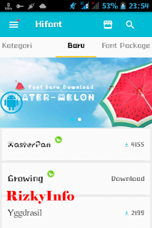 Cara Ganti Font Android