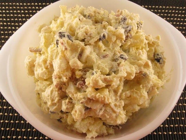 Potato Salad with Raisin  Beachloverkitchen