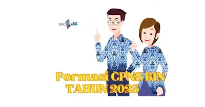Rincian Penetapan Formasi CPNS BIN Tahun 2023