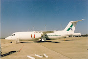 Australian Air Express BAe 146300QT VHNJM at Brisbane in 2000 (bne)